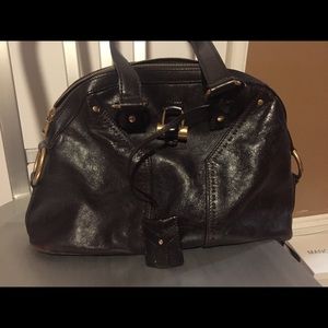 Chocolate Brown YSL Satchel